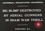 Image of Blimp shot down over Chicago Chicago Illinois USA, 1930, second 3 stock footage video 65675023819