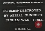 Image of Blimp shot down over Chicago Chicago Illinois USA, 1930, second 6 stock footage video 65675023819