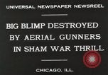 Image of Blimp shot down over Chicago Chicago Illinois USA, 1930, second 7 stock footage video 65675023819