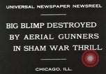 Image of Blimp shot down over Chicago Chicago Illinois USA, 1930, second 8 stock footage video 65675023819