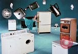 Image of Electrical appliances and uses in 1960s Connecticut USA, 1966, second 54 stock footage video 65675023823