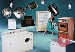 Image of Electrical appliances and uses in 1960s Connecticut USA, 1966, second 57 stock footage video 65675023823