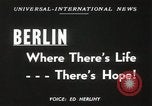 Image de prospectus d'opération Vittles Berlin Allemagne, 1949, de la seconde 3 séquences d'archives historiques vidéo 65675023835