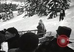 Standbild Skispringer Snoqualmie Pass Washington USA, 1949, aus Sekunde 6 historischem Filmmaterial Videoclip 65675023841