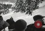 Standbild Skispringer Snoqualmie Pass Washington USA, 1949, aus Sekunde 7 historischem Filmmaterial Videoclip 65675023841