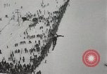 Standbild Skispringer Snoqualmie Pass Washington USA, 1949, aus Sekunde 24 historischem Filmmaterial Videoclip 65675023841
