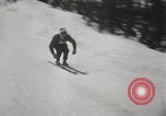 Standbild Skispringer Snoqualmie Pass Washington USA, 1949, aus Sekunde 40 historischem Filmmaterial Videoclip 65675023841