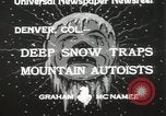 Image la neige profonde Denver Colorado USA, 1933, de la seconde 4 séquences d'archives historiques vidéo 65675023843