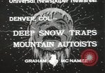 Image la neige profonde Denver Colorado USA, 1933, de la seconde 5 séquences d'archives historiques vidéo 65675023843