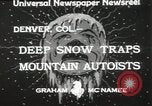Image la neige profonde Denver Colorado USA, 1933, de la seconde 9 séquences d'archives historiques vidéo 65675023843