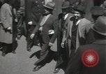 Image of Fur labor riote on street New York City USA, 1933, second 28 stock footage video 65675023844