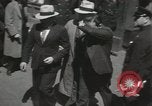 Image of Fur labor riote on street New York City USA, 1933, second 31 stock footage video 65675023844
