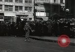 Image of Fur labor riote on street New York City USA, 1933, second 56 stock footage video 65675023844