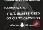 Standbild George Washington Keystone South Dakota USA, 1933, aus Sekunde 6 historischem Filmmaterial Videoclip 65675023845