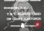 Standbild George Washington Keystone South Dakota USA, 1933, aus Sekunde 9 historischem Filmmaterial Videoclip 65675023845