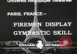 Standbild Feuerwehrleute Paris Frankreich, 1933, aus Sekunde 7 historischem Filmmaterial Videoclip 65675023846