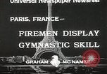 Standbild Feuerwehrleute Paris Frankreich, 1933, aus Sekunde 9 historischem Filmmaterial Videoclip 65675023846