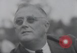 Standbild Franklin Roosevelt Mount Rushmore South Dakota USA, 1936, aus Sekunde 16 historischem Filmmaterial Videoclip 65675023850