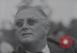 Standbild Franklin Roosevelt Mount Rushmore South Dakota USA, 1936, aus Sekunde 17 historischem Filmmaterial Videoclip 65675023850