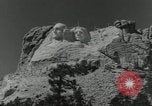 Immagine di Franklin Roosevelt Mount Rushmore South Dakota USA, 1936, secondo 55 filmato di repertorio 65675023856