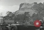Image of unveiling ceremony Mount Rushmore South Dakota USA, 1936, second 20 stock footage video 65675023858