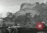 Image of unveiling ceremony Mount Rushmore South Dakota USA, 1936, second 21 stock footage video 65675023858