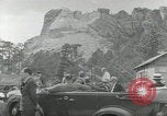 Image of unveiling ceremony Mount Rushmore South Dakota USA, 1936, second 32 stock footage video 65675023858