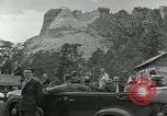 Image of unveiling ceremony Mount Rushmore South Dakota USA, 1936, second 35 stock footage video 65675023858