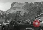 Image of unveiling ceremony Mount Rushmore South Dakota USA, 1936, second 47 stock footage video 65675023858