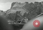 Image of unveiling ceremony Mount Rushmore South Dakota USA, 1936, second 59 stock footage video 65675023858