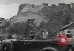 Image of unveiling ceremony Mount Rushmore South Dakota USA, 1936, second 61 stock footage video 65675023858