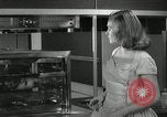 Image of model futuristic kitchen United States USA, 1950, second 22 stock footage video 65675023859