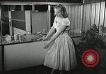 Image of model futuristic kitchen United States USA, 1950, second 36 stock footage video 65675023859