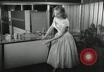 Image of model futuristic kitchen United States USA, 1950, second 42 stock footage video 65675023859