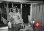 Image of model futuristic kitchen United States USA, 1950, second 58 stock footage video 65675023859