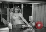 Image of model futuristic kitchen United States USA, 1950, second 60 stock footage video 65675023859