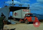 Image of Unloading ammunition Khanh Hoa Vietnam, 1970, second 51 stock footage video 65675023880