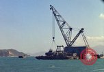 Image of Floating barge Cam Ranh Bay Vietnam, 1966, second 13 stock footage video 65675023903