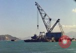 Image of Floating barge Cam Ranh Bay Vietnam, 1966, second 22 stock footage video 65675023903