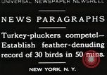Standbild Türkei plucker Wettbewerb New York United States USA, 1930, aus Sekunde 1 historischem Filmmaterial Videoclip 65675023909