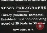 Standbild Türkei plucker Wettbewerb New York United States USA, 1930, aus Sekunde 5 historischem Filmmaterial Videoclip 65675023909