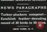 Standbild Türkei plucker Wettbewerb New York United States USA, 1930, aus Sekunde 8 historischem Filmmaterial Videoclip 65675023909