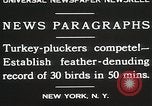 Standbild Türkei plucker Wettbewerb New York United States USA, 1930, aus Sekunde 10 historischem Filmmaterial Videoclip 65675023909