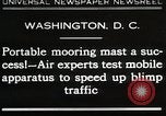 Image d'un mât d'amarrage Washington DC USA, 1930, de la seconde 1 séquences d'archives historiques vidéo 65675023910