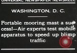 Image d'un mât d'amarrage Washington DC USA, 1930, de la seconde 7 séquences d'archives historiques vidéo 65675023910