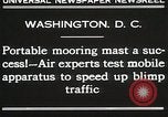 Image d'un mât d'amarrage Washington DC USA, 1930, de la seconde 9 séquences d'archives historiques vidéo 65675023910