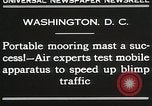 Image d'un mât d'amarrage Washington DC USA, 1930, de la seconde 11 séquences d'archives historiques vidéo 65675023910