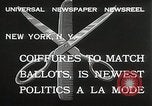 Immagine di Hoover e Roosevelt stili di capelli New York United States USA, 1932, secondo 9 filmato di repertorio 65675023915