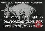 Immagine di Al Smith Newark New Jersey USA, 1932, secondo 10 filmato di repertorio 65675023917