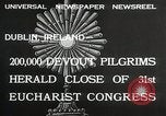 Immagine di Xxxi Congresso Eucaristico Dublino Irlanda, 1932, secondo 4 filmato di repertorio 65675023922